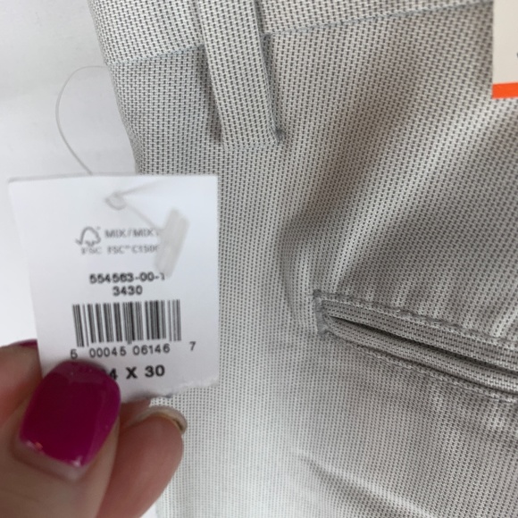 Slim Ultimate Built-In Flex Textured Chino Pants - Picture 13 of 13